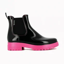 Bottines Femme<Méduse Bottines femme Jalbal Noir/Fuchsia Meduse JalbalNoir/Fuchsia