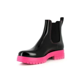 Bottines Femme<Méduse Bottines femme Jalbal Noir/Fuchsia Meduse JalbalNoir/Fuchsia
