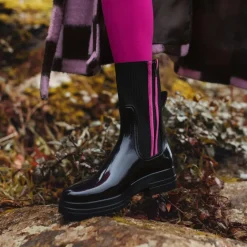 Bottines Femme<Méduse Bottines femme Jaloux Noir/Fuchsia Meduse JalouxNoir/Fuchsia
