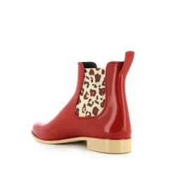 Bottines Femme<Méduse Bottines femme Japleo Grenat/Beige Meduse JapleoGrenat/Beige