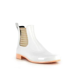 Bottines Femme<Méduse Bottines femme Japlon Blanc/Pêche Meduse JaplonBlanc/Pêche