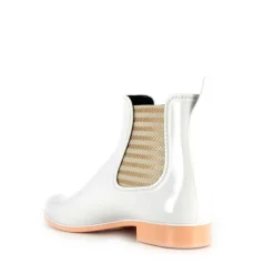 Bottines Femme<Méduse Bottines femme Japlon Blanc/Pêche Meduse JaplonBlanc/Pêche