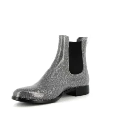 Bottines Femme<Méduse Bottines femme Japlou Argent/Noir Meduse JaplouArgent/Noir