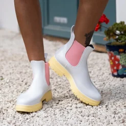 Bottines Femme<Méduse Bottines femme Japmod Blanc/Paille Meduse JapmodBlanc/Paille