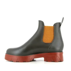 Bottines Femme<Méduse Bottines femme Julcote Kaki/Terracotta Meduse JulcoteKaki/Terracotta