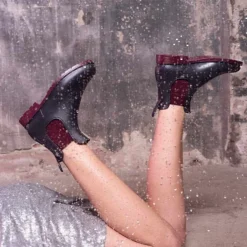 Bottines Femme<Méduse Bottines femme Jumpy Anthracite/Bordeaux Meduse JumpyAnthracite/Bordeaux