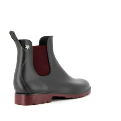 Bottines Enfant<Méduse Chaussures enfant Jumpy Anthracite/Bordeaux Meduse JumpyAnthracite/Bordeaux