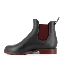 Bottines Enfant<Méduse Chaussures enfant Jumpy Anthracite/Bordeaux Meduse JumpyAnthracite/Bordeaux