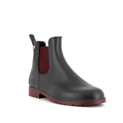 Bottines Enfant<Méduse Chaussures enfant Jumpy Anthracite/Bordeaux Meduse JumpyAnthracite/Bordeaux