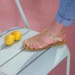 Sandales Enfant<Méduse Sandales enfant Sun Doré Pailleté Meduse SunDoréPailleté