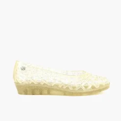 Sandales Femme<Méduse Sandales femme Javana Doré Pailleté Meduse JavanaDoréPailleté