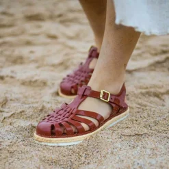 Sandales Femme<Méduse Sandales femme Suncorde terracotta Meduse Suncordeterracotta