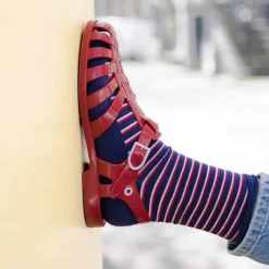 Sandales Homme<Méduse Sandales homme Sunmif Rouge Foncé Meduse SunmifRougeFoncé