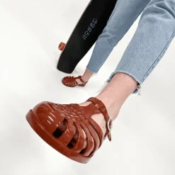 Sandales Femme|La Sandale<Méduse Sun femme Sun Terracotta Meduse SunTerracotta