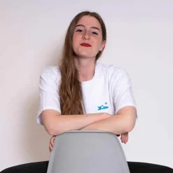 Textile Femme<Méduse Textile T Shirt Blanc Imprimé Bleu Meduse